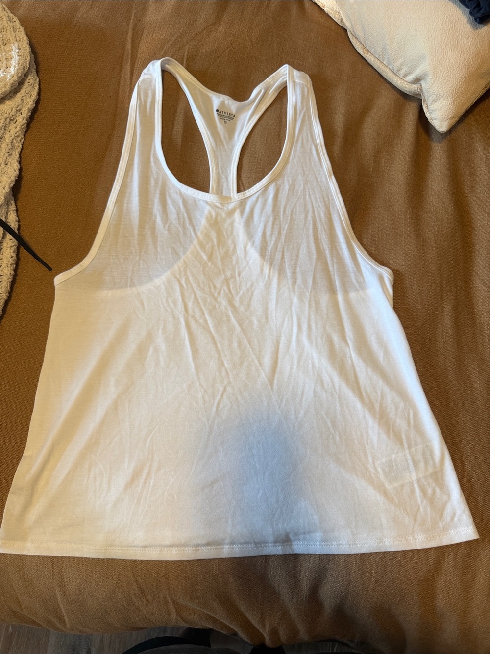 Women's White Racerback Tank Top - Athleta